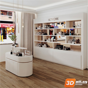 Cosmetic Store Skp Files 